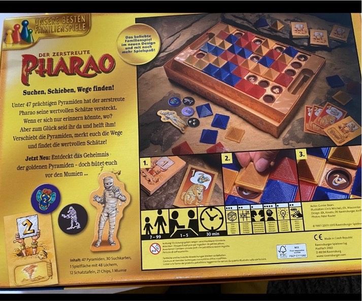 RAVENSBURGER Spiel Der zerstreute Pharao * 7 - 99 Jahre * in Bad Salzuflen