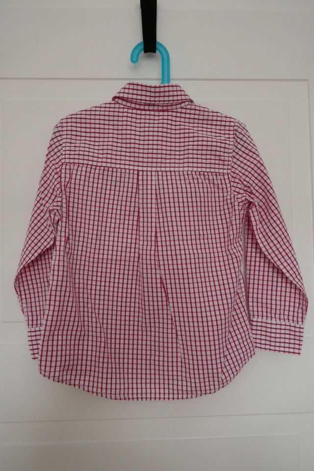 benetton Hemd 116 Karo rot S 6-7 Jahre in Lauingen a.d. Donau