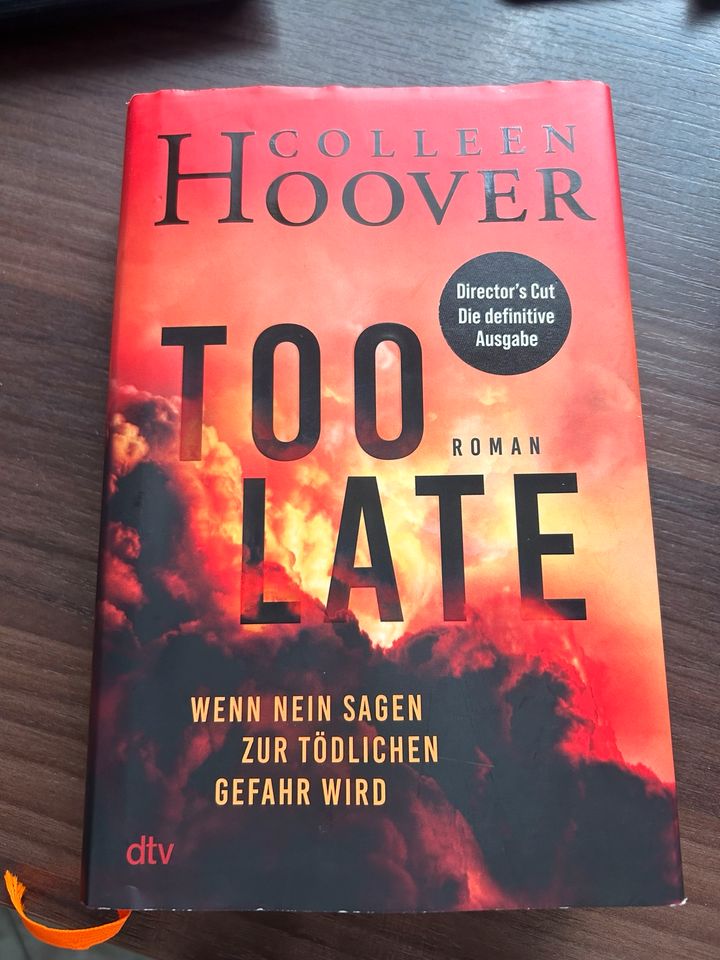 Too Late - Colleen Hoover in Augustdorf