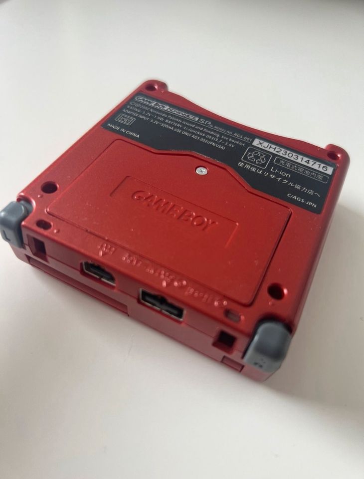 GBA Sp Gameboy Advance Rot Neuwertig Groudon Pokémon in Hannover