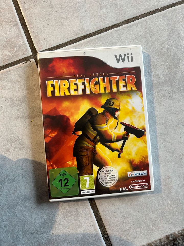 Wii Spiel Firefighter in Reinhardshagen