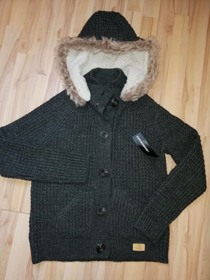 Braune Strickjacke C&A Größe XL NEU in Sonnefeld