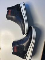 Sneaker/Stiefelletten Damen, dunkelblau, Leder, Größe 5,5 Dresden - Räcknitz/Zschertnitz Vorschau