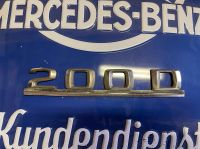 Mercedes W123 W124 200D - Emblem Schriftzug Logo - Chrom Sachsen-Anhalt - Schönebeck (Elbe) Vorschau