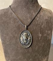 Silber Löwe mit Silber Kette Löwen Halskette Schmuck Berlin - Charlottenburg Vorschau