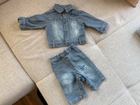 Esprit Jeansjacke und Jeanshose (Set) Größe 56, 2 Monate Nordrhein-Westfalen - Würselen Vorschau