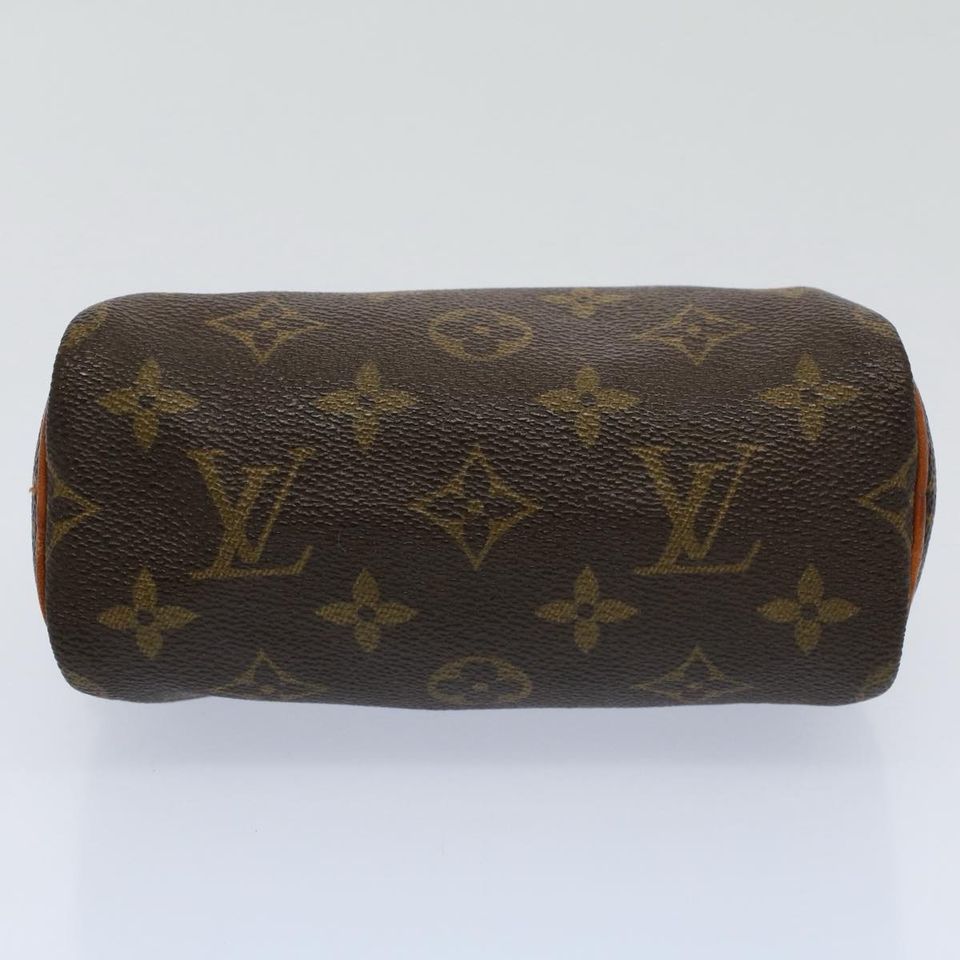 Louis Vuitton Nano Speedy Monogram + Riemen Tasche in Durbach