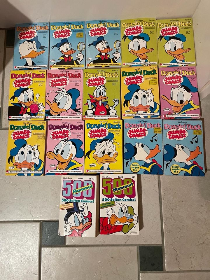 Über 100 alte taschenbücher mickey mouse konvolut, donald duck in Chieming