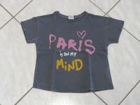 Zara Shirt Oberteil T-Shirt "Paris" grau Gr. 116 TOP! Nordrhein-Westfalen - Wegberg Vorschau