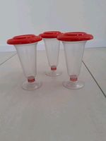 Tupperware Eleganzia Eisbecher Rot / Dessertbecher Hessen - Haunetal Vorschau