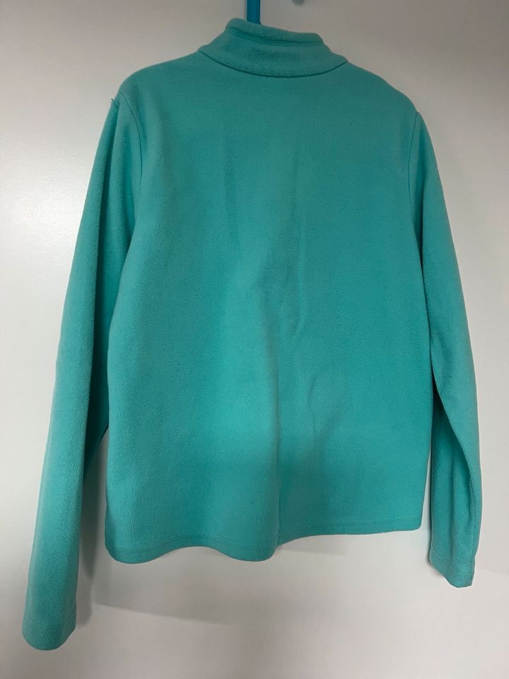 Quechua Fleecepulli fleece Pulli  Türkis gr 146 in Mönchengladbach