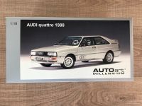 Audi Quattro 1988 / 1:18 Modell Street Car Silber Schleswig-Holstein - Owschlag Vorschau