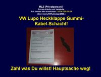 Heckklappe Kabelschacht Gummi Schutzgummi 6X0971840 D VW Lupo Rheinland-Pfalz - Bad Sobernheim Vorschau