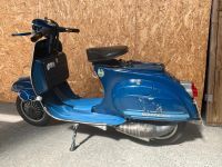 Vespa 50/90/125 Schwingsattel + Gepäckbrücke blu marina Bayern - Oberreute Vorschau