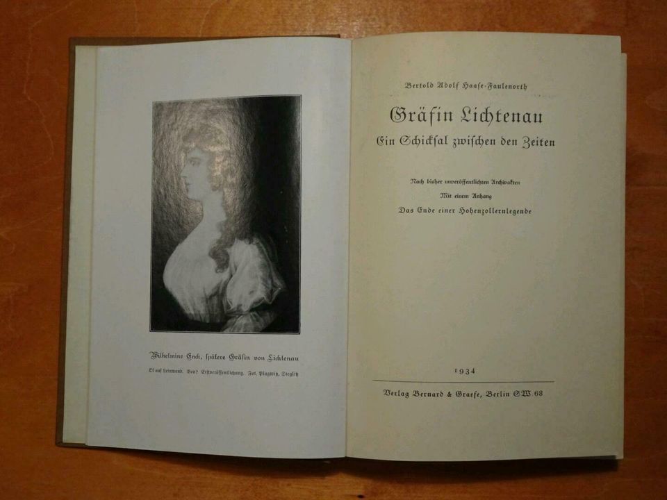 Berthold Adolf Haase-Faulenorth - Gräfin Lichtenau 1934 in Berlin