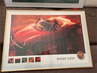 Poster 91x61cm Fiat Spider 124 2000 Prospekt Turbo Volumex Prospe Bayern - Abenberg Vorschau