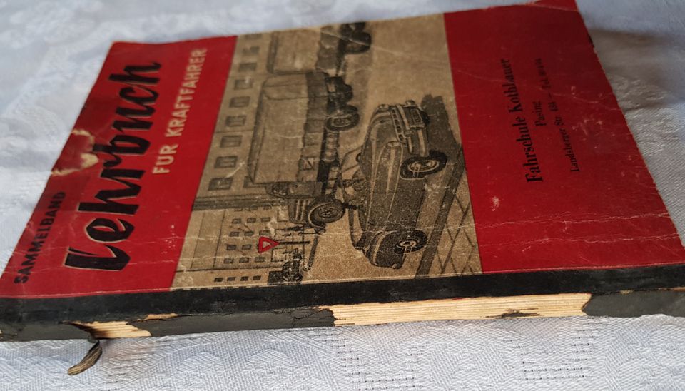 Rarität "Lehrbuch für Kraftfahrer" Verkehr Technik von 1952 in Penzberg