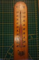 Thermometer auf Holzbrett mit Grad und Fahrenheit Essen - Essen-Kettwig Vorschau