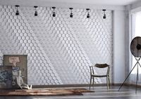 3D Wall Panel Hexagon (Silver) Niedersachsen - Hespe Vorschau