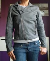 Gina Jacke Leder Imitat 36 38 40 Bikerjacke grau Kurzjacke Damee Bayern - Bad Windsheim Vorschau