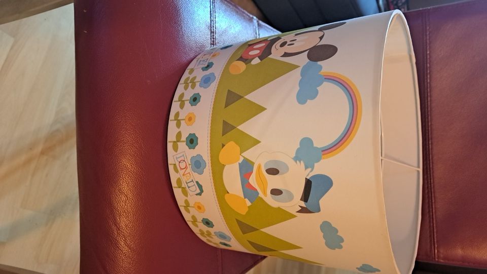 Lampenschirm Disney Minni Maus Donald Puto Lampe Decke Kinder in Ottendorf-Okrilla