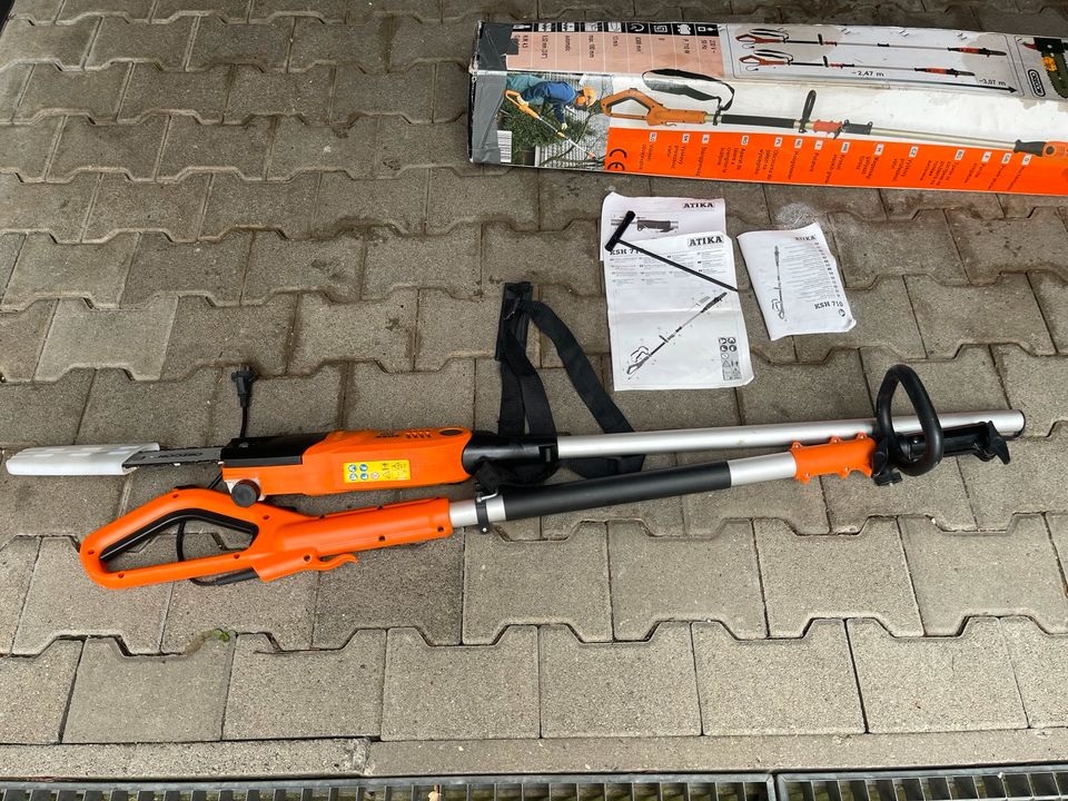 Gebrauchte Teleskop-Kettensäge ATIKA KSH 710 in Owingen