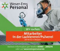 Mitarbeiter Lackiererei/Pulverei (m/w/d) in Meppen gesucht!!! Niedersachsen - Meppen Vorschau