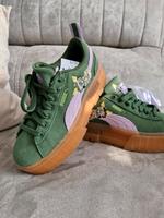 Mädchenschuhe in große 36 Sneaker Puma Liberty Neu Grün Lila Nordrhein-Westfalen - Dormagen Vorschau