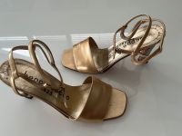 Beppe Sacco Leder Pumps Sandaletten Gr. 37,5 Gold Baden-Württemberg - Heilbronn Vorschau