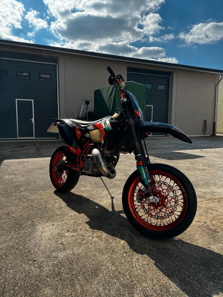 KTM EXC 125 Supermoto 2 Takt Tüv 06/25 Excel Lectron A1 350 450 in Korb