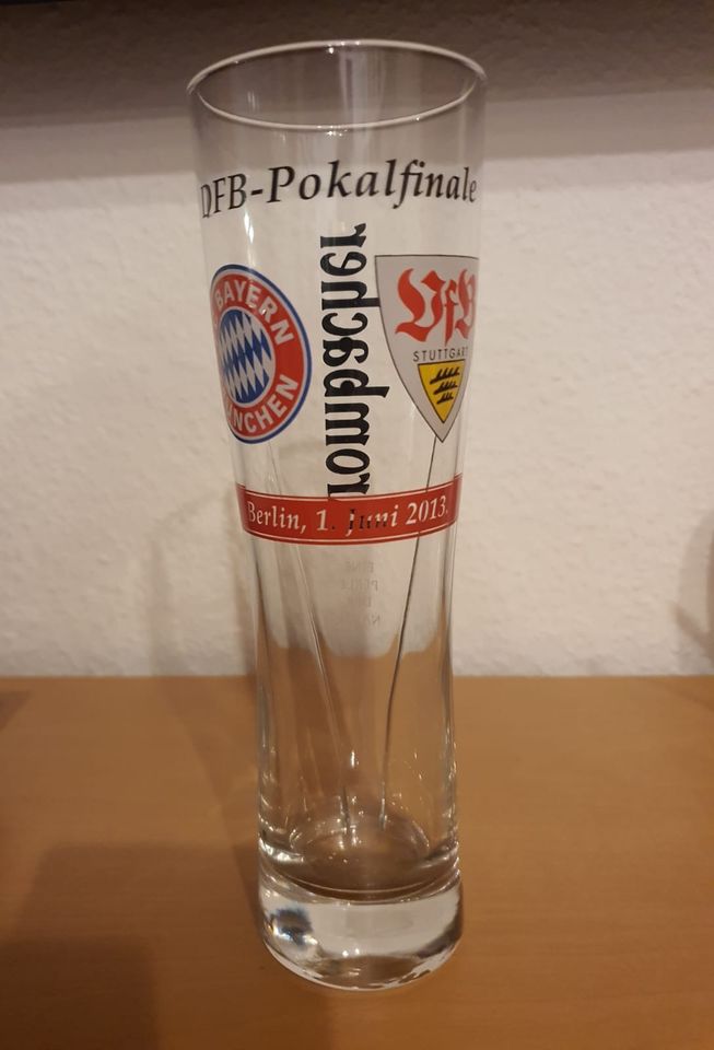 DFB Pokalfinale 2013 Sammlerglas in Göggingen