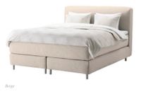 IKEA Mjölvik Boxspringbett in der Größe 180 x 200 cm beige Sachsen-Anhalt - Magdeburg Vorschau