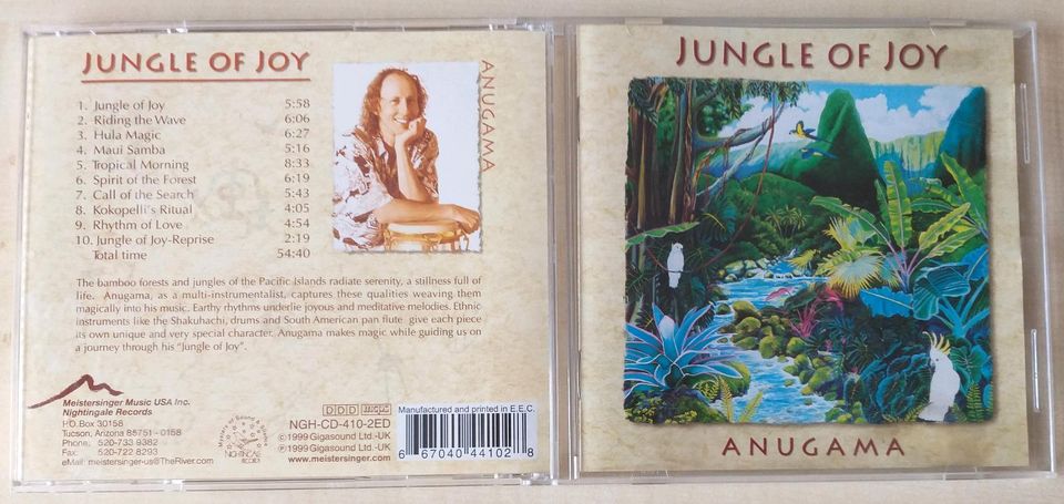 ANUGAMA CD JUNGLE OF JOY - 1999 - in Heimsheim