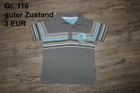 T-Shirt grau Junge 116 Poloshirt Brandenburg - Zehdenick Vorschau