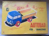 Autobau für 3 Fahrzeuge, Baukasten DDR, VEB Tabarz, Spielzeug Sachsen - Weischlitz Vorschau