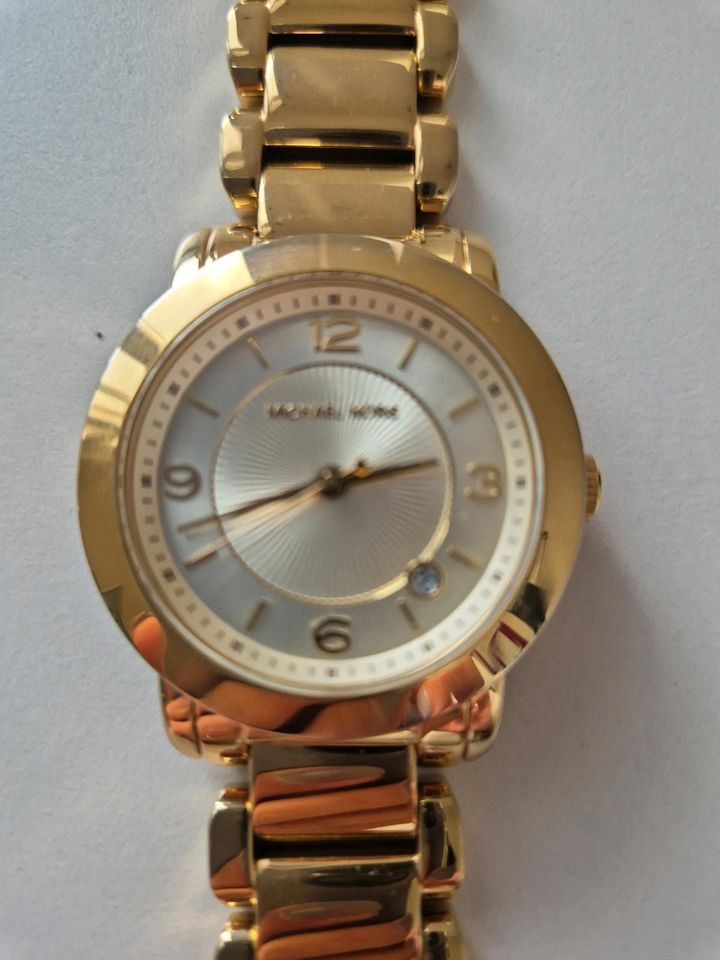 Michael Kors Damen Uhr Armbanduhr, gold, MK3485 in Einhausen