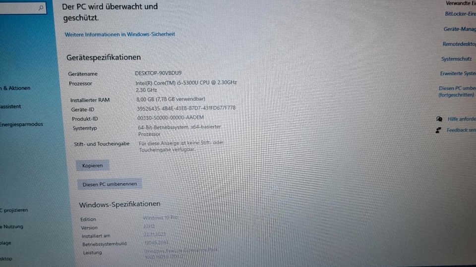 HP EliteBook 840 G2 (14") mit Windows 10 i5 8GB RAM 240GB SSD in Lippstadt