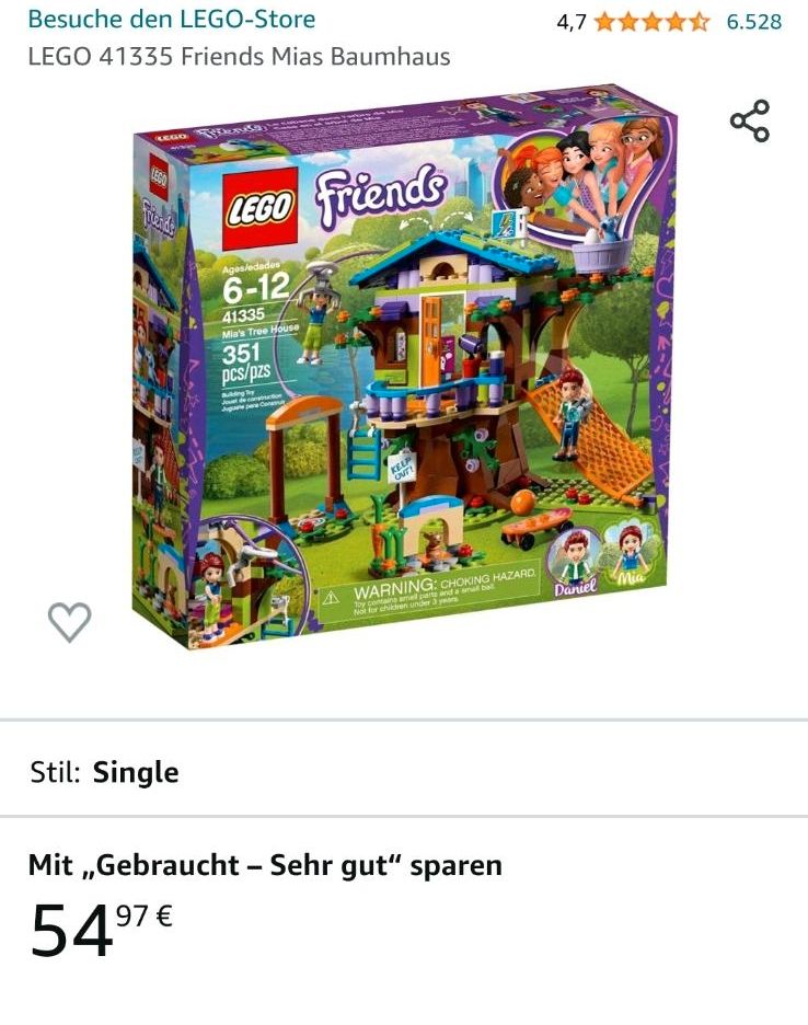 Lego Friends Baumhaus in Freisen