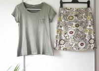 S. Oliver Sommerrock Rock + Shirt Baumwolle Blumen grau oliv 36 S Rheinland-Pfalz - Koblenz Vorschau