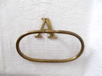 Vintage Messing Handtuchhalter Handtuchring Berlin - Rosenthal Vorschau