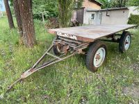 Transportwagen, Platten Wagen, Anhänger Sachsen - Rothenburg Vorschau