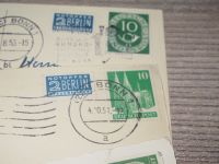 Notopfer 2 Berlin Steuermarke mit Postkarte aus Anfang 50er Jahre Saarland - Losheim am See Vorschau