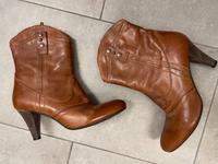 Neuwertige italienische braune Lederstiefel Stiefel für Damen Lindenthal - Köln Müngersdorf Vorschau