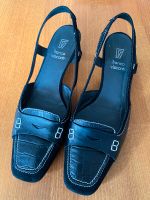 Franco Visconti Damen Sommerschuhe  schwarzes Leder Größe 40 Rheinland-Pfalz - Vallendar Vorschau