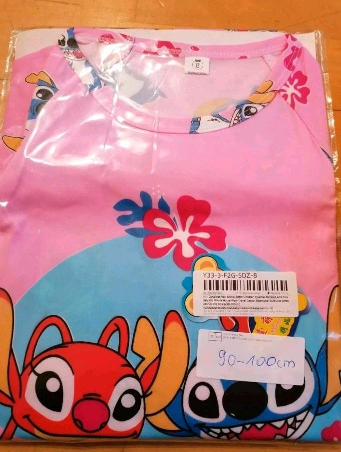 Pyjama Schlafanzug 2-teilig Lilo und Stitch neu 98 110 116 120 in Donaueschingen