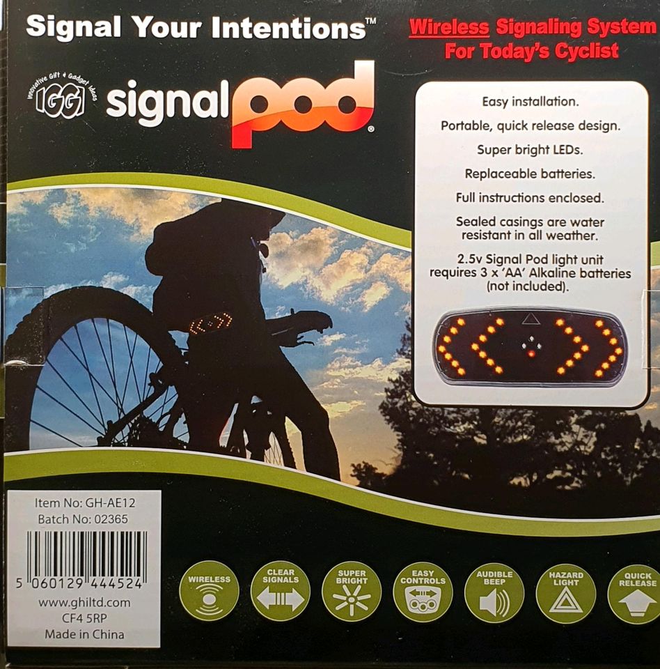 IGGI Signal Pod - Blinkersystem für's Fahrrad