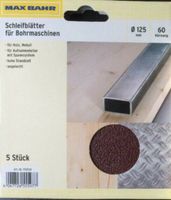 SCHLEIFBLÄTTER für Bohrmaschinen 125 mm NEU OVP Körnung 60 Hessen - Großenlüder Vorschau