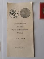 Gedenkmedaille 750 Jahre Werft und Hafenstadt Wismar  1229-1979 Mecklenburg-Vorpommern - Wismar Vorschau