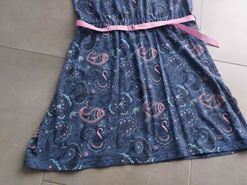 s.Oliver Kleid Sommerkleid Gr. 164 Blau / Rosa Super Zustand in Pulheim