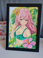 Originales handgefertigtes Aquarellbild Anime Sachsen-Anhalt - Coswig (Anhalt) Vorschau